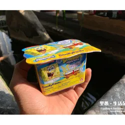 Cheiro especial bobobs squareyellow esponja pequeno quadrado cheiro boneca figuras de ação coleção caixa cega brinquedo das crianças presente