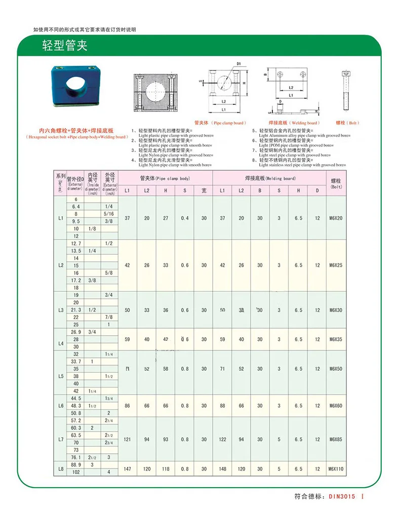 2PCS 6810152022252830323540mm Diameter Pipe Bolted Plastic Clips  Pipe Clamp Tube Fastener Kit - AliExpress