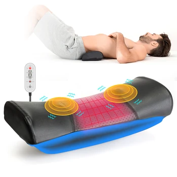 

DropShippingElectric Waist Massager Lumbar Traction Device Back Heating Vibration Massage Pillow Air Compression Support Cushion