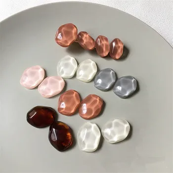 

New 100pcs/lot color Water ripple geometry irregular shape flatback beads without holes diy jewelry earring/garment accessory