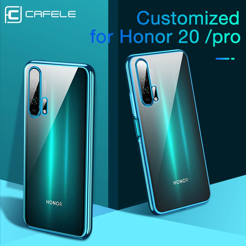 

Cafele New Plating Case For Huawei Honor 20 20pro Soft TPU Phone Case Ultra Thin Transparent Shining Cover Cases For Honor 20 pr
