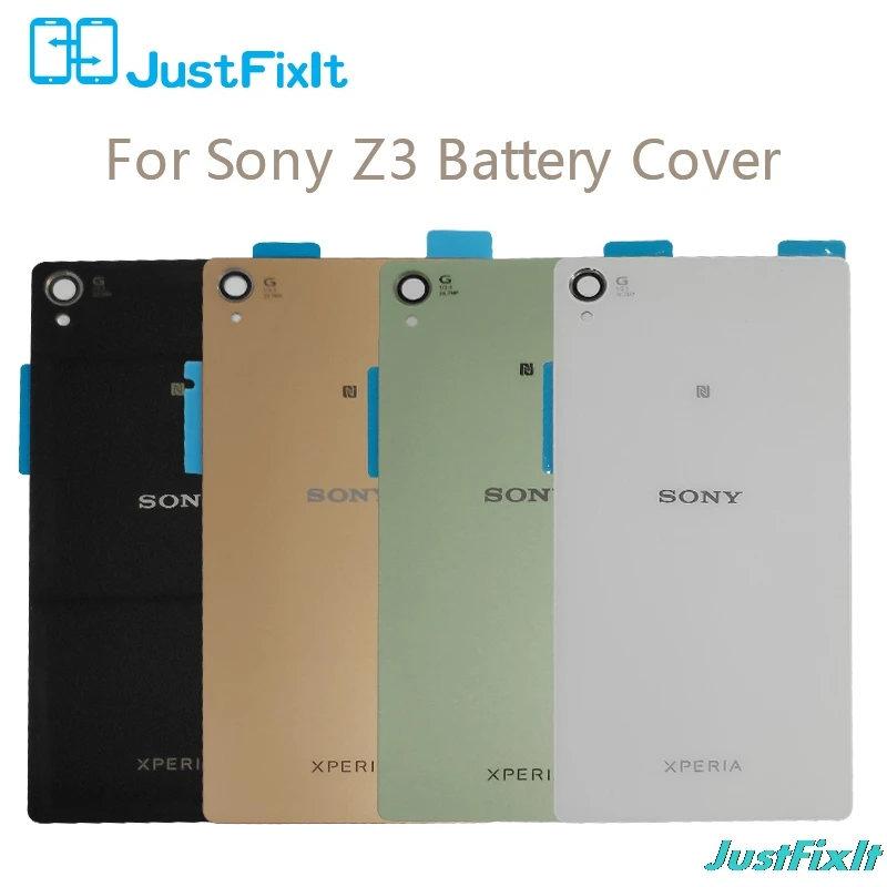 For SONY XPERIA Z3 Back Cover L55T D6603 D6643 D6653 Rear Panel Housing Case YUYEAO Glass Battery Door |