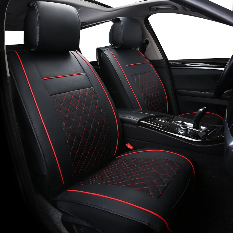 

( Front + Rear ) Special Leather car seat covers For Hyundai solaris ix35 i30 ix25 Elantra accent tucson Sonata auto accessories