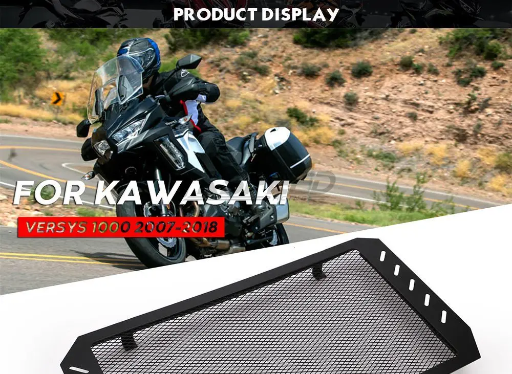 Мотоцикл решетка радиатора защита для Kawasaki Versys 1000 2007 2008 2009 2010 2011 2012 2013