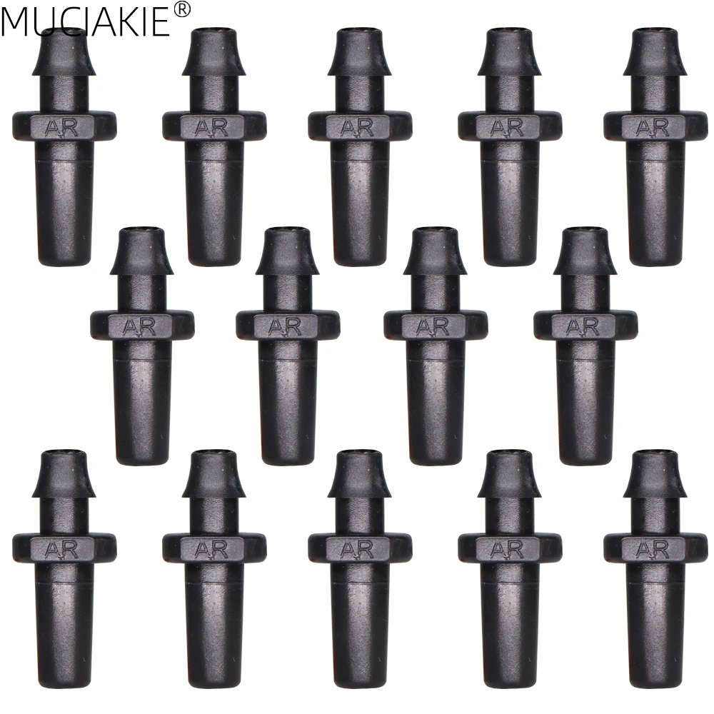 Miniature Coupling Barbed Slotted Water 4/7 Hose Valve Connectors 4mm R8I4