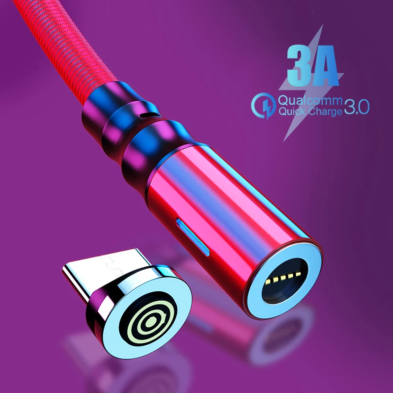 Быстрая зарядка Магнитный USB кабель зарядное устройство 1,2 м Micro USB кабель для передачи данных для iphone6S 7 8 11 X samsung S8 huawei Xiaomi mi8 Usb type c