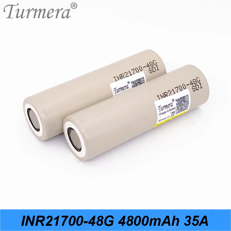 21700 батарея 48G 4800mah 35A батарея для электрической сигареты Vape отвертка электронная батарея для велосипеда Turmera INR21700-48G