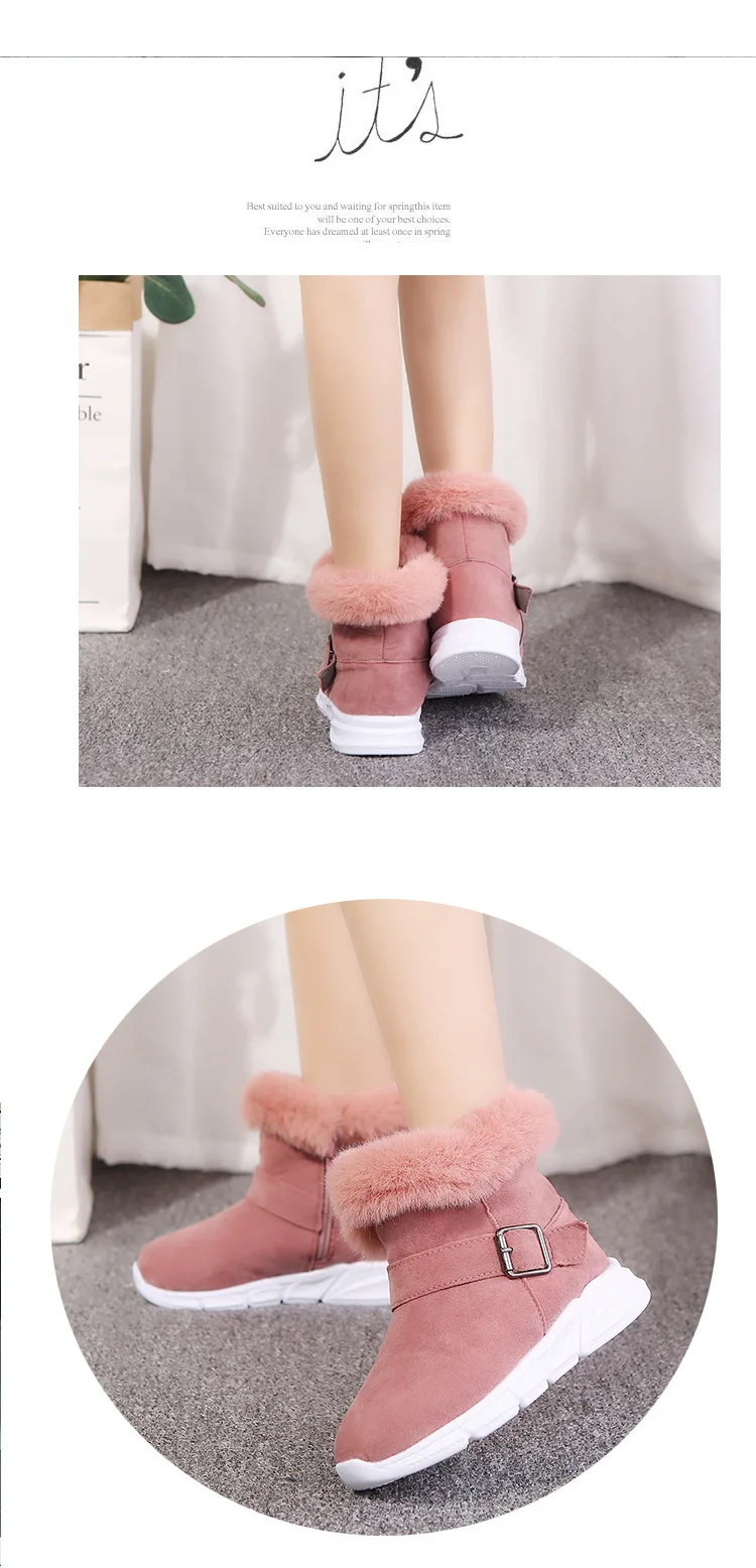 New Arrival Winter Shoes for Girls Plush Toddler Boy Boots Kids Keeping Warm Baby Snow Boots Children Shoes