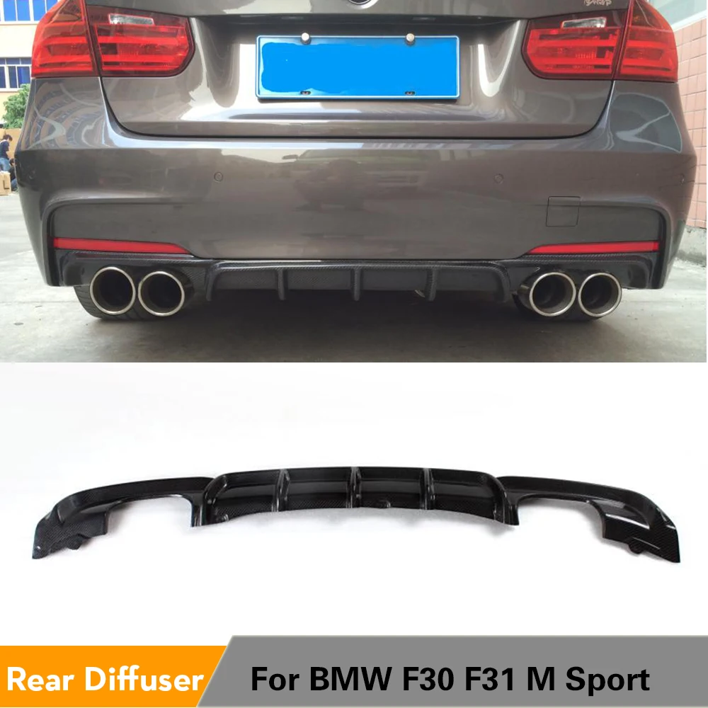 Спойлер для бампера BMW F30 F31 M Sport 2012 2017 спойлер из углеродного волокна/FRP с двойным
