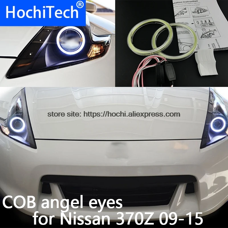 Высокое качество COB светодиодный светильник Белый Halo Cob Led Angel Eyes Ring Error Free для Nissan