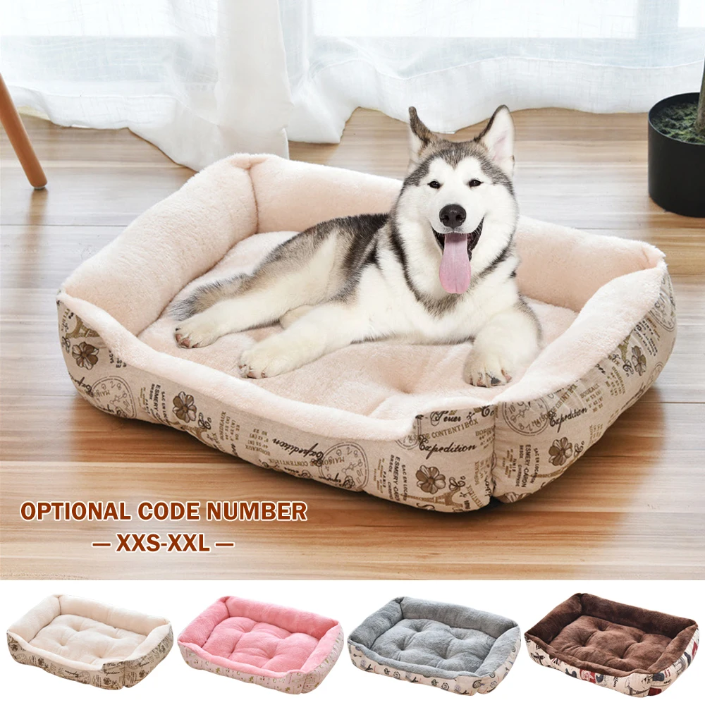 Soft Warm Thick Short Plush Velvet Dog Bed Washable Dog For Large Dog Basket Pet Bed Kennel Dog House Velvet Mat Sofa Soft Warm Thick Short Plush Velvet Dog Bed Washable Dog For Large Dog Basket Pet Bed Kennel Dog House Velvet Mat Sofa