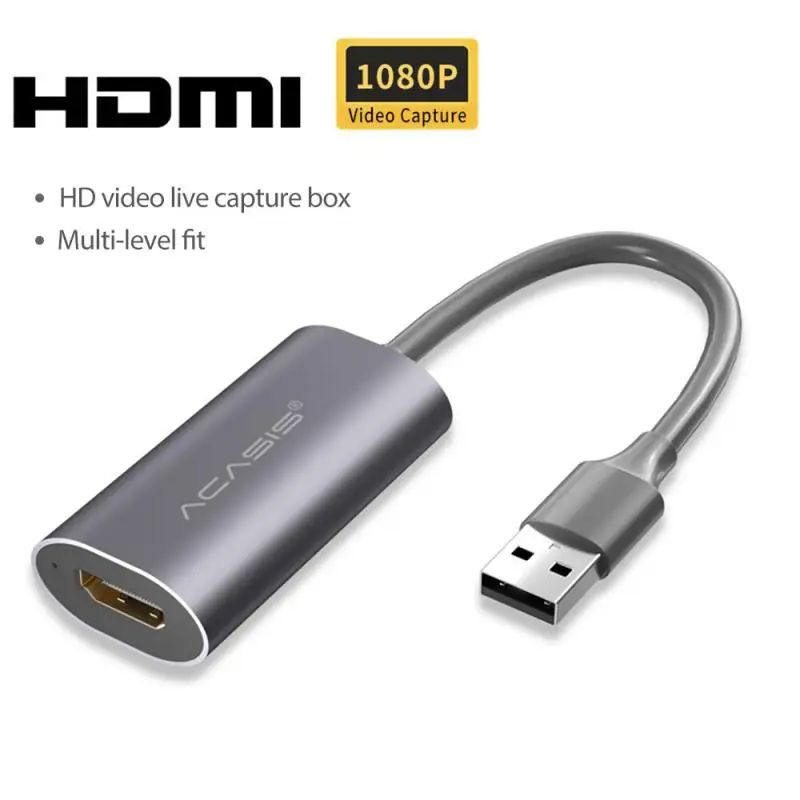 HDMI Карта видеозахвата USB 2 0 Grabber записывающая коробка для игр DVD видеокамера HD