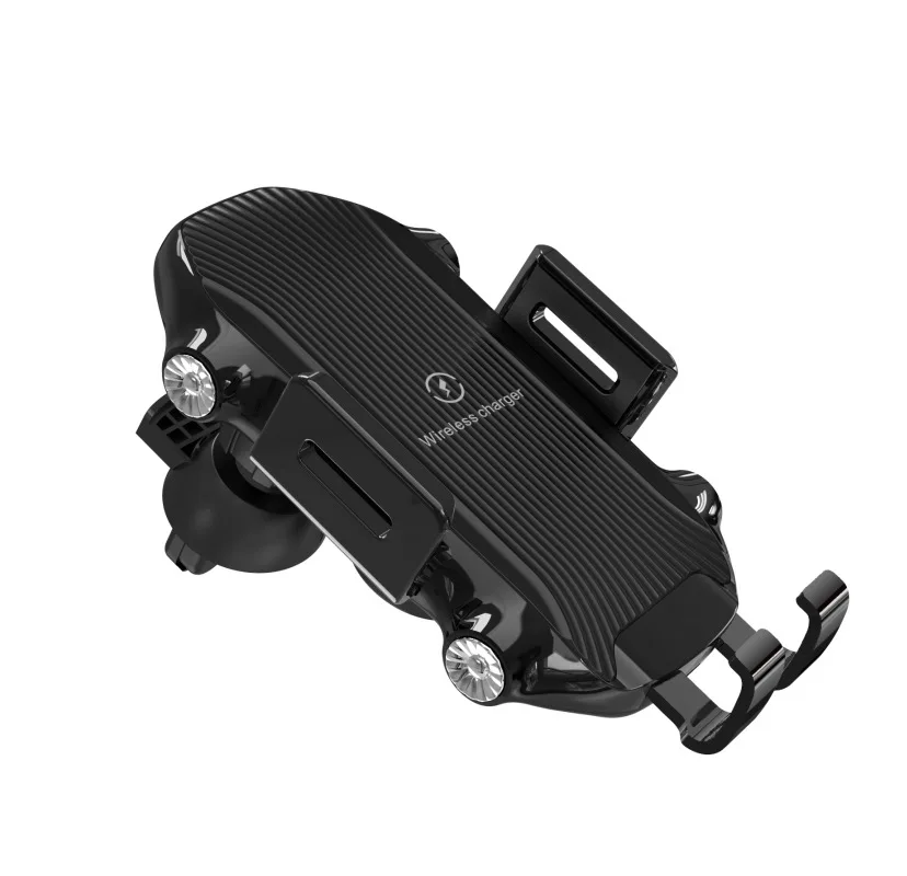 

New Style Car Wireless Charger Mobile Phone Bracket Infrared Sensing Car Mounted Navigation Holder Fully Automatic Intelligent S
