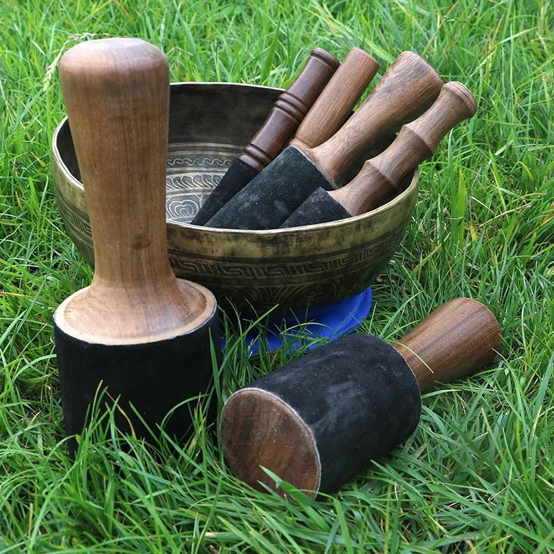 

Tibetan Singing Bowl Stick Mallet Striker with Leather Head