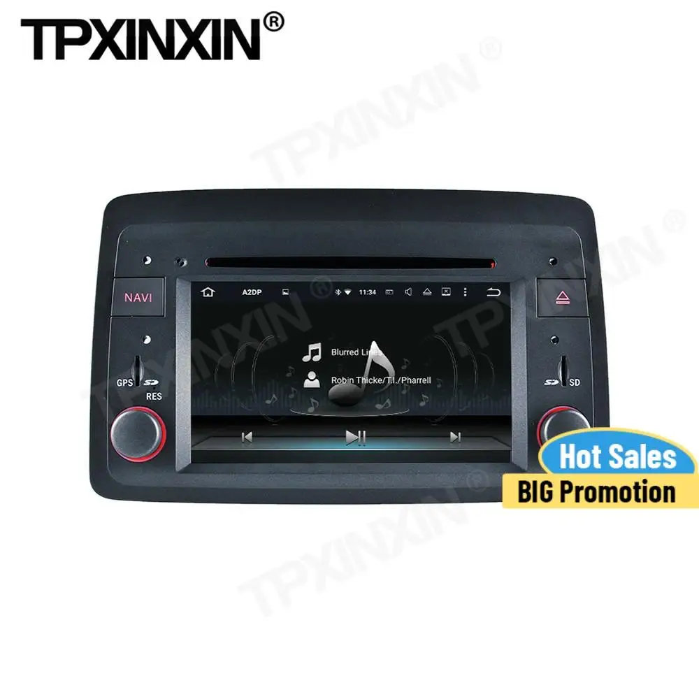 Carplay Autoradio Ricevitore Stereo Android Per Fiat Panda 2004-2008 2009 2010 2011 2012 Dsp Gps Navi Player Auto Audio Head Unit