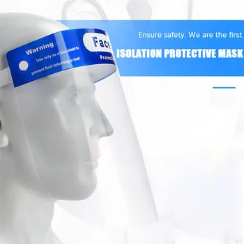 

1/2pcs Transparent Plastic Safety Faces Shields Screen Spare Visors For Head Eye Faces Protection Permanent Makeup Supplies