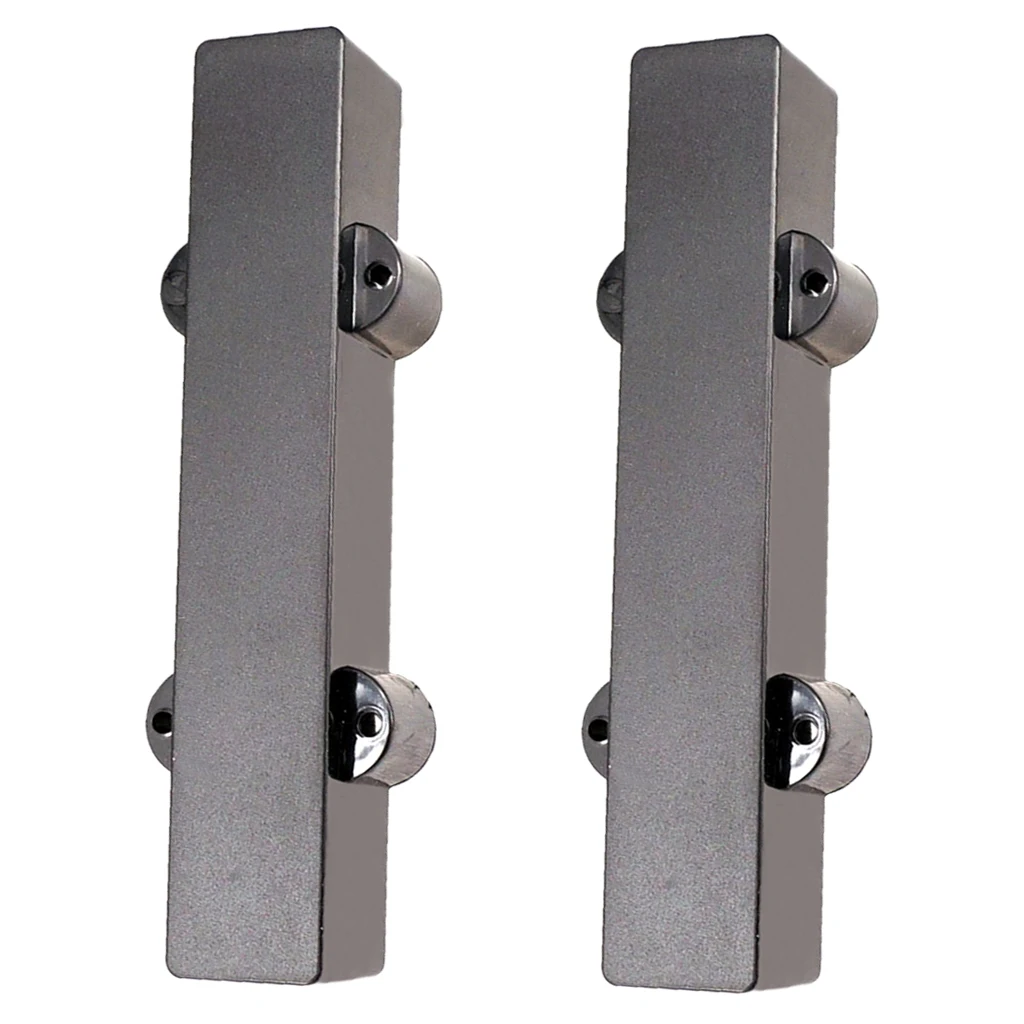 2 Pcs Closed Seal Type 5 Strings Bass Pickup Covers For JB Guitar Black | Спорт и развлечения