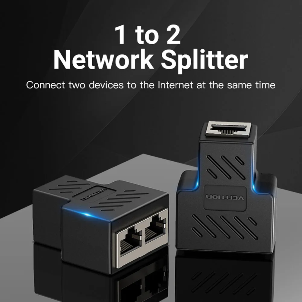 Vention RJ45 сетевой адаптер разъём разветвитель отклонения в размерах на 1 2 способа