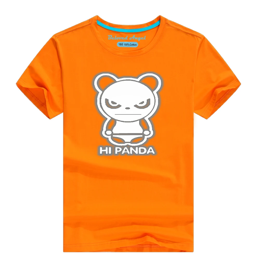 

Children Short Sleeve T-shirt Cotton Luminous T-shirts for Boys Girls Tops Shirts Kids T-shirt Summer Round Neck 3-15 Yrs