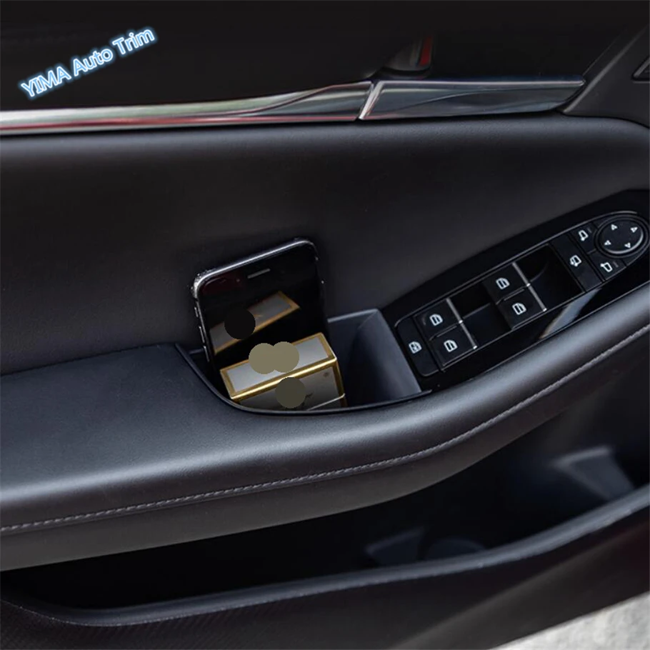 

Lapetus Auto Styling Front Door Handle Armrest Container Holder Tray Storage Box Cover Trim Fit For Mazda 3 2019 2020 Plastic