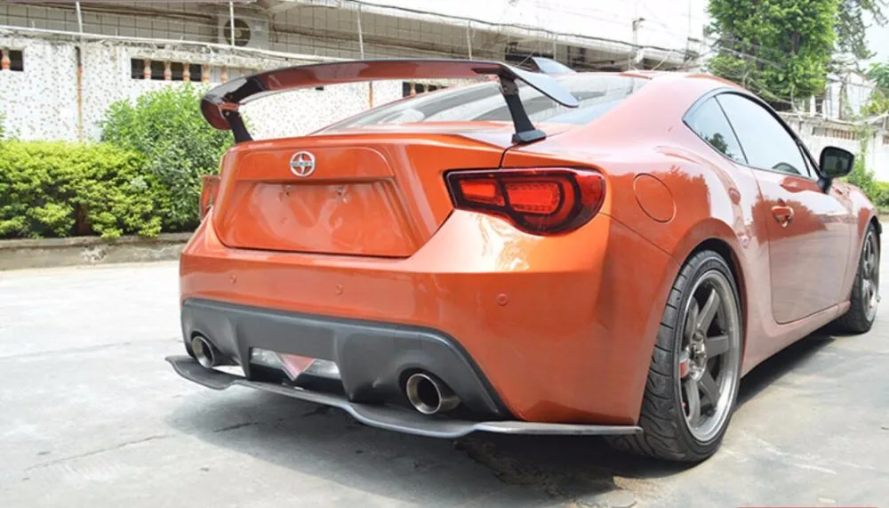 Углеродное волокно заднее крыло багажника выступ Спойлеры для Subaru BRZ для TOYOTA GT86 спойлер 2012 2013 быстрая EMS
