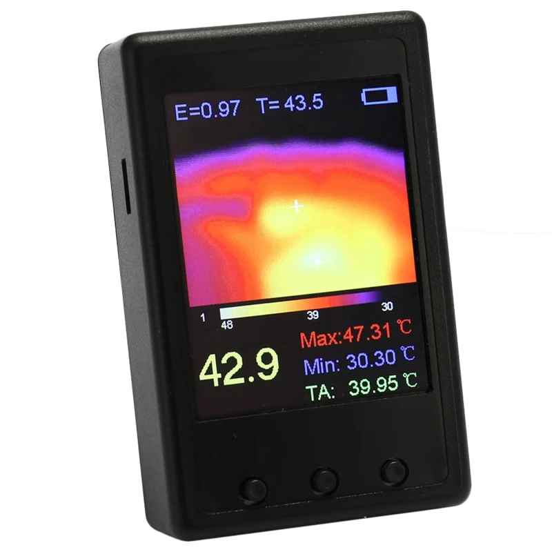 AAAE топ-2,4 дюймов ручной цифровой тепловизор Термографическая камера Инфракрасный датчик температуры-40 °C-300 °C