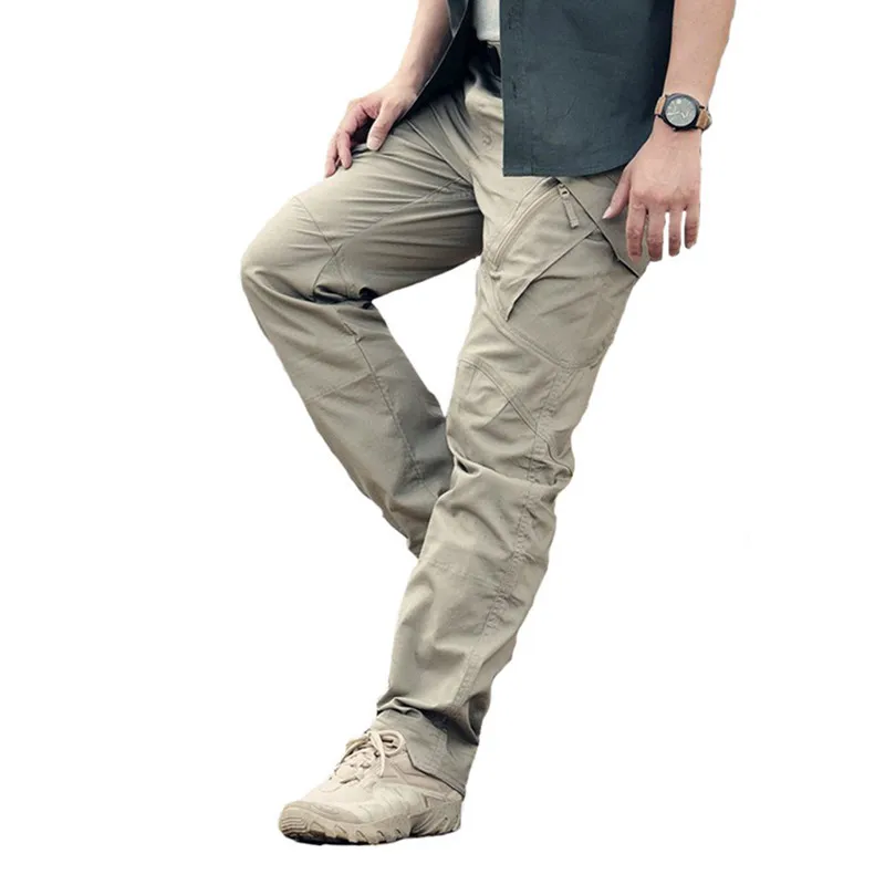 Tactical Cargo Pants Men Military IX9 Army SWAT Train Cargo Pants Paintball Trouser Overalls Pockets Stretch 4