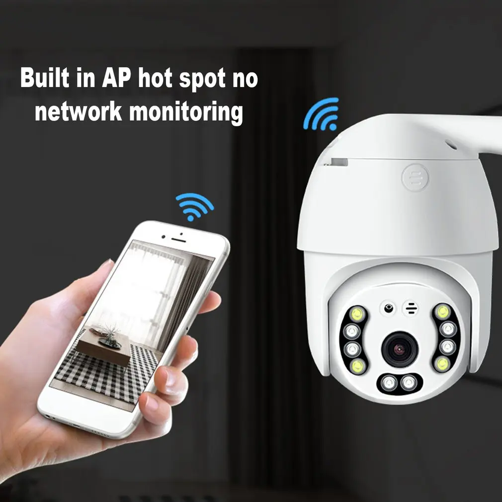 Уличная Ip камера Wifi Cctv Мини Ptz камера домашней безопасности 360 камера 2mp HD 1080p беспроводная камера видеонаблюдения