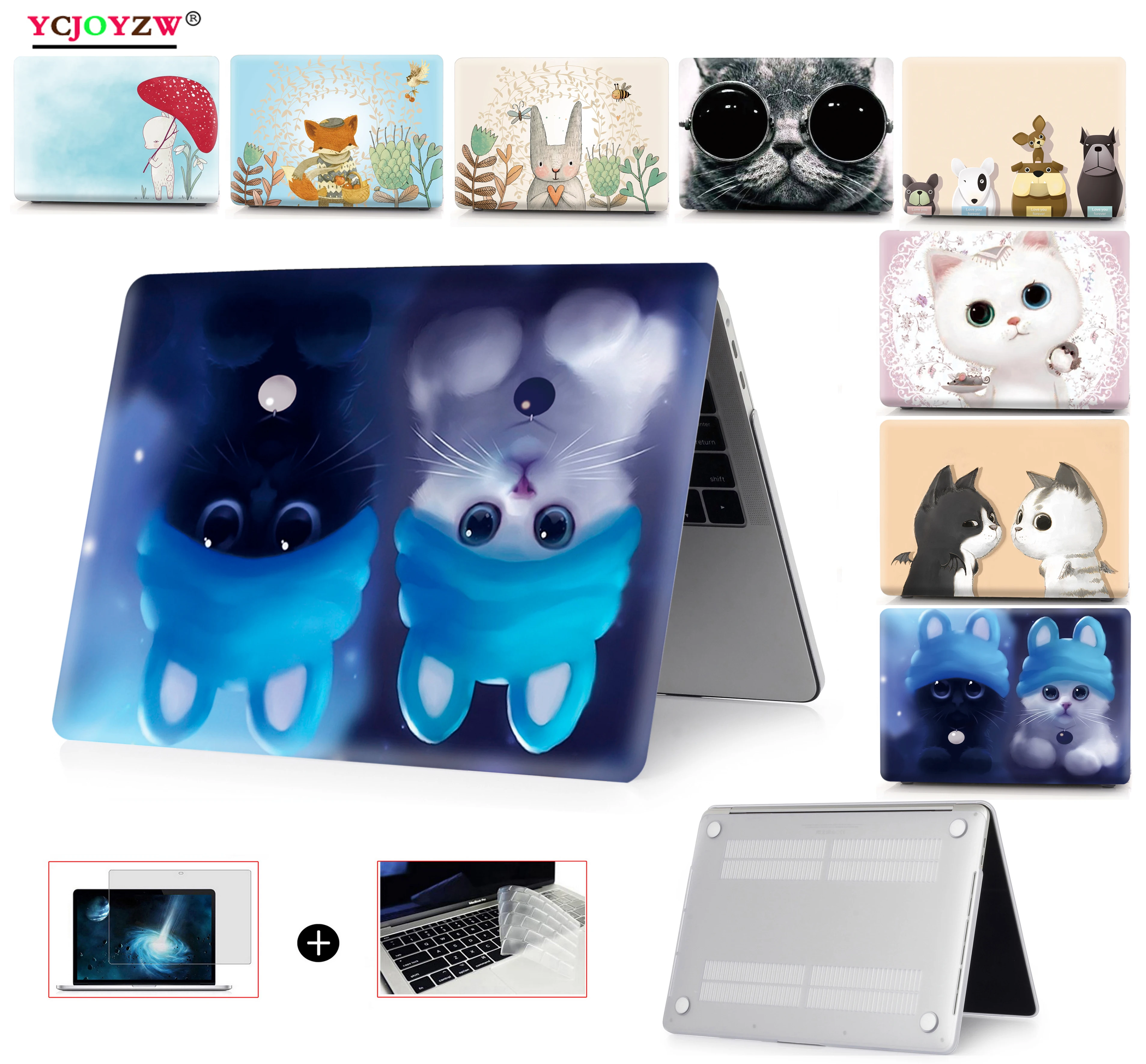 Мелкие животные чехол для MacBook Air 11 13 дюймов A1466 A1932 Pro 12 13 15 retina A1502 A1706 A1708 A1989 A2159