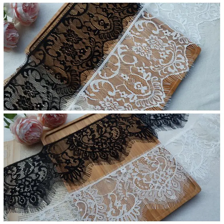Изысканное одностороннее кружевное платье с ресницами, платье с юбкой, Длинные украшения, материал DIY, аксессуары для дома