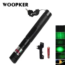 Зеленая лазерная ручка лазерный прицел 5000 м 532 Нм лазерная ручка Фокусировка на мощной лазерной указке с батареей