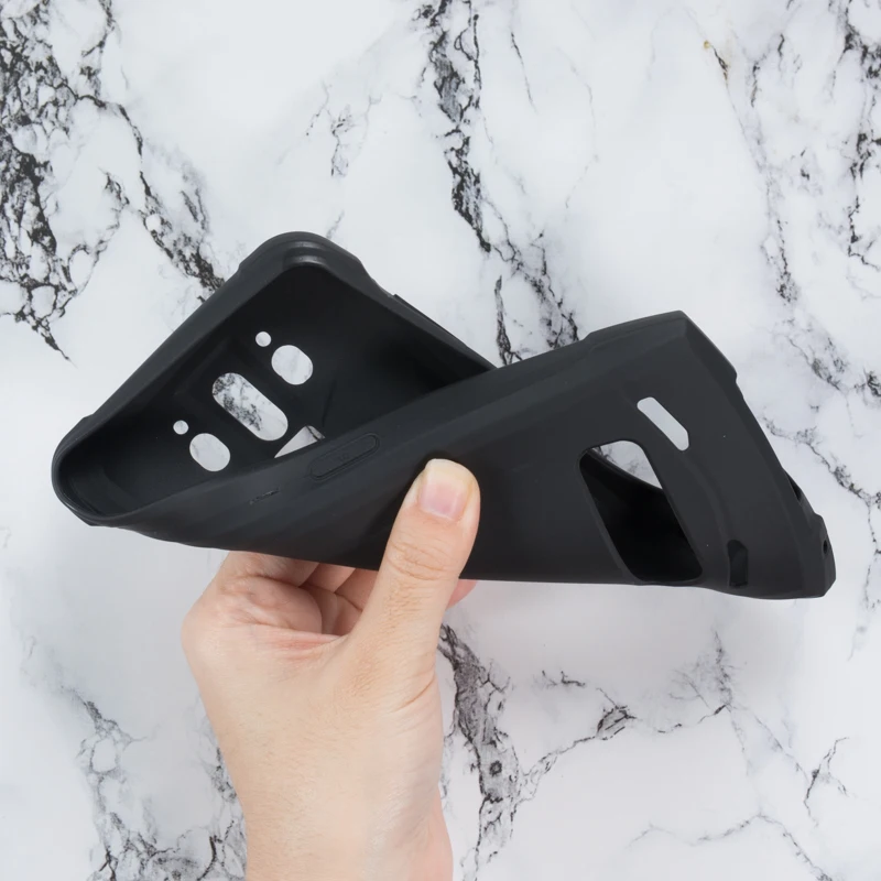 Black Soft Silicone Чехол для телефона из искусственной кожи с деревянным лицевым покрытием Для Doogee S90, флип-чехол Для Doogee S90, супер-Чехол-кошелек в деловом стиле, Мягкая силиконовая задняя крышка - Цвет: Black Soft Silicone