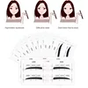 Pochoir femme professionnel pour sourcils, 24 paires, modèle