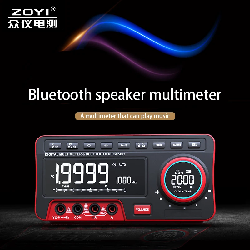 ZOYI ZT 5566 Bench Top Bluetooth Speaker Digital Multimeter 19999