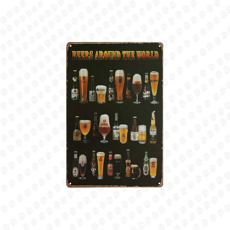 I Love Beer Mojito тарелки в стиле ретро Бар паба клуб таверна Ресторан Декор для кухни настенная художественная картина плакат оловянный знак