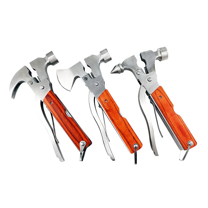 

COG Multifunctional Folding Tool Hammer Axe with Knife Saw Screwdriver Set For Outdoor Camping Emergency Survival Tools