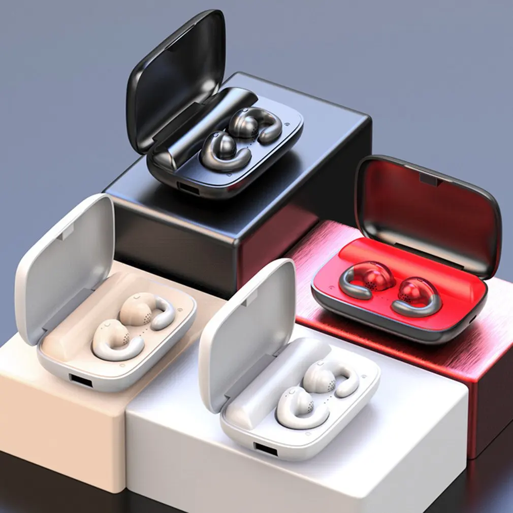 Bone Conduction Bluetooth Earphones 5 0 Wireless Headphones Blutooth Earphone TWS Headset Bloototh Sports Earbuds For IPhone