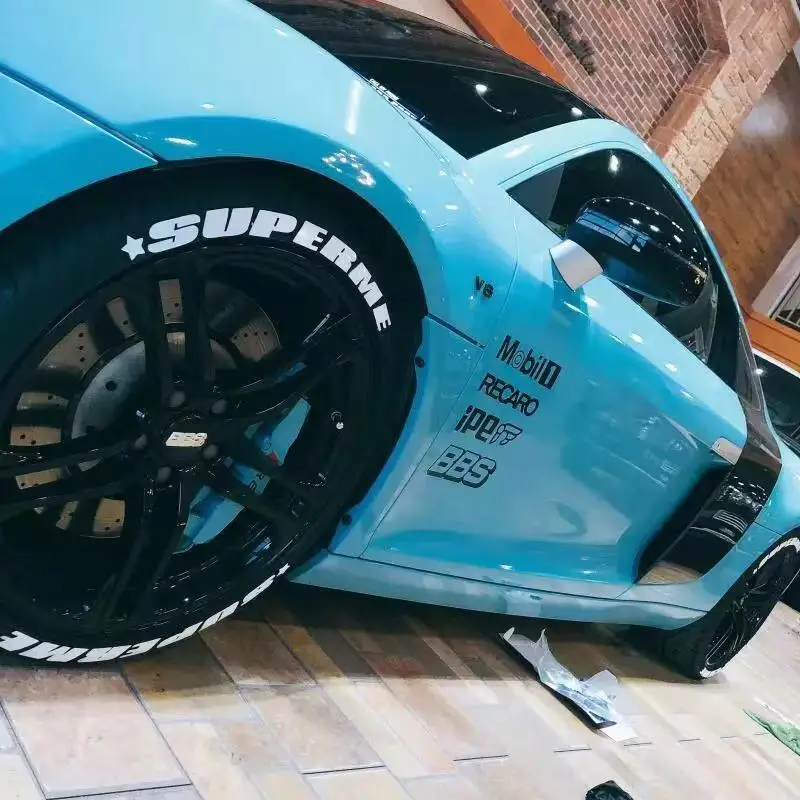 

1 piece tire car tire wheel sticker car reflective sticker car modification universal 3D logo car motorcycle tire sticker auto p