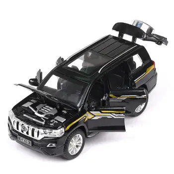 

Prado Alloy Pull Back Car Model with Light Sound Car Children Car Model