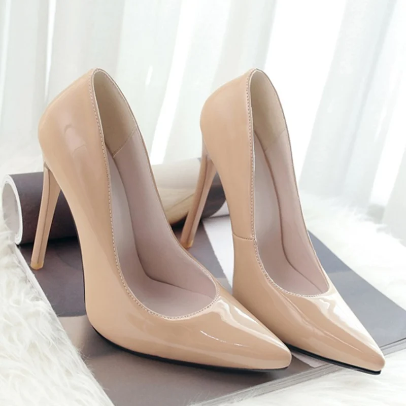 Женские туфли лодочки на высоком каблуке с острым носком|brand wedding shoes|wedding shoeswedding