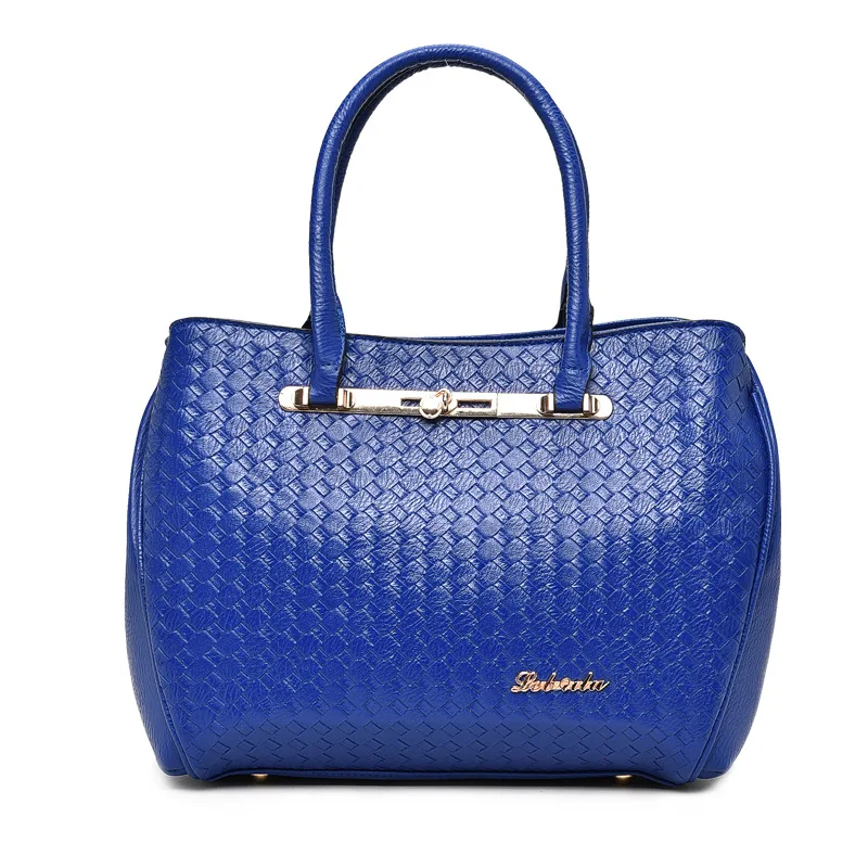 

2017 New Style WOMEN'S Bag Europe And America Fashion Woven Pattern Three-piece Set Handbag Shoulder Oblique Bag