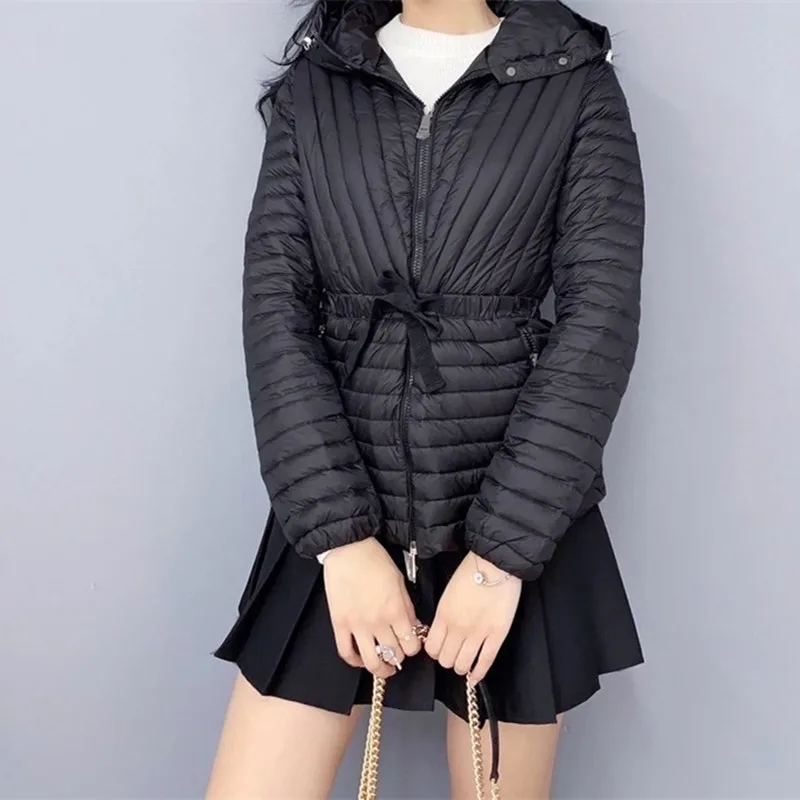 

New Women Spring And Autumn Winter Elegant Coat Luxurious Brand Ladies White Duck Down Down Jacket Women Thin Down Jacket Coat