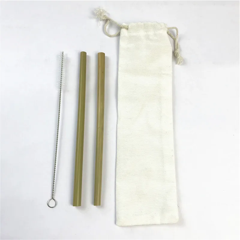 2PCS Straws Бамбуковый дорожный набор зубных щеток Экологичная деревянная разноцветная ручка зубная щетка портативные зубные щетки из мягкого волокна Набор сумок высокого качества - Цвет: 2PCS Straws
