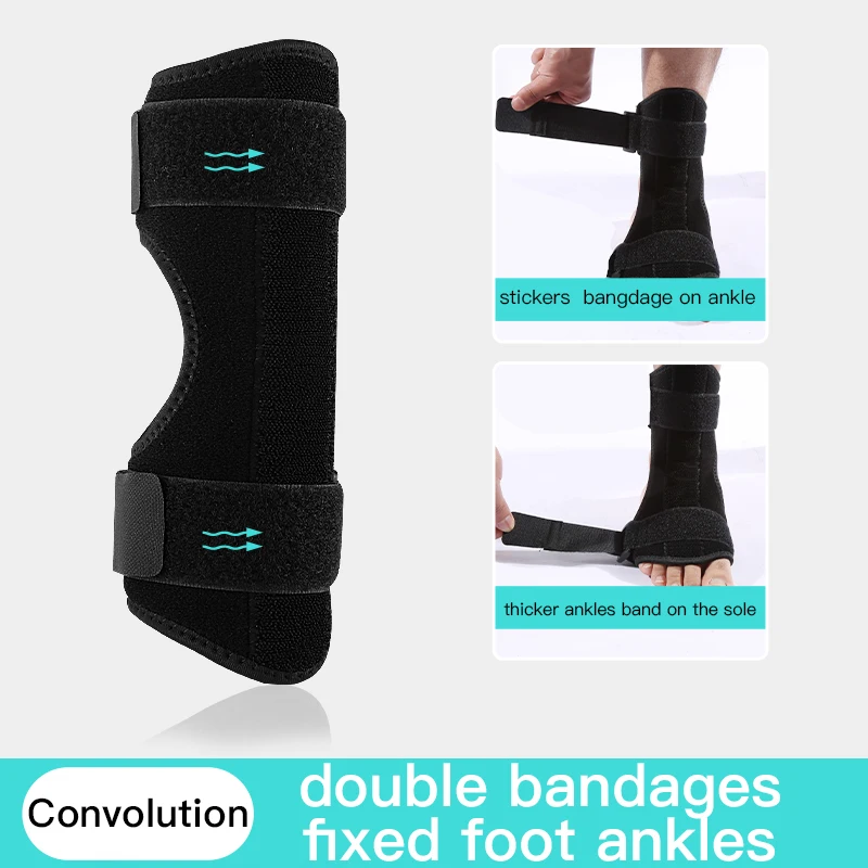Ankle Support Strap Brace Orthosis Stabilizer Foot Guard Protector for Ankle Sprain and Plantar Fasciitis