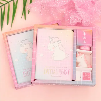 

New Arrival Kawaii Unicorn Notebook Journals Daily Weekly Planner Study Work Schedule Plan Birthday Gift Set School Stationery