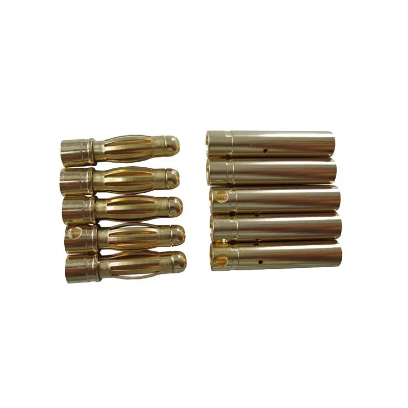 Nakamichi Banaan Stekkers Spade Variant Goud 8 stuks - 8196250089093