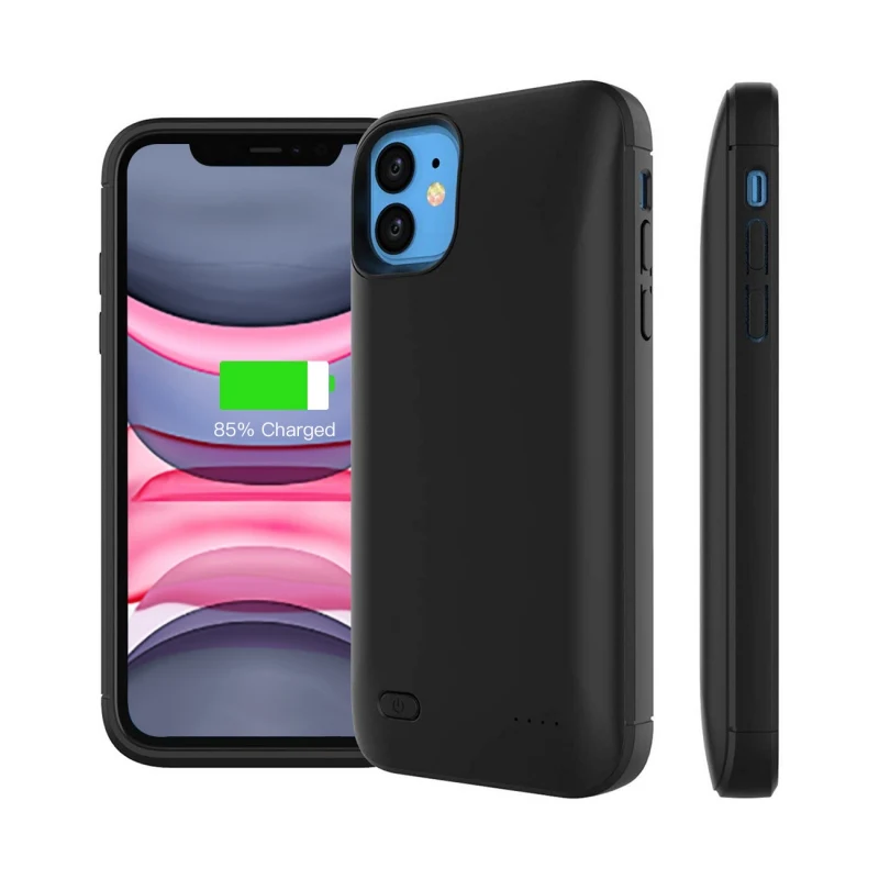 

6200mAh Rechargeable Portable External Battery Charger Pack for IPhone 11/11 Pro/11 Pro Max Battery Charger Cases