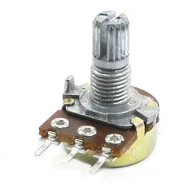 

B1K 1K ohm Top Adjustment Knurled Shaft 3 Pins Pot Potentiometer