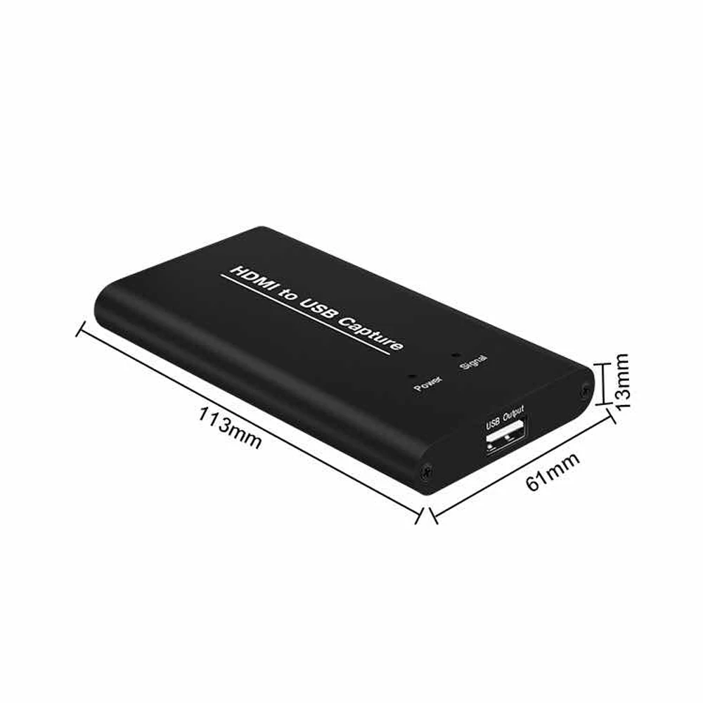 Карта видеозахвата USB2.0 UVC карта захвата игр HDMI захват 4K 1080P запись в реальном