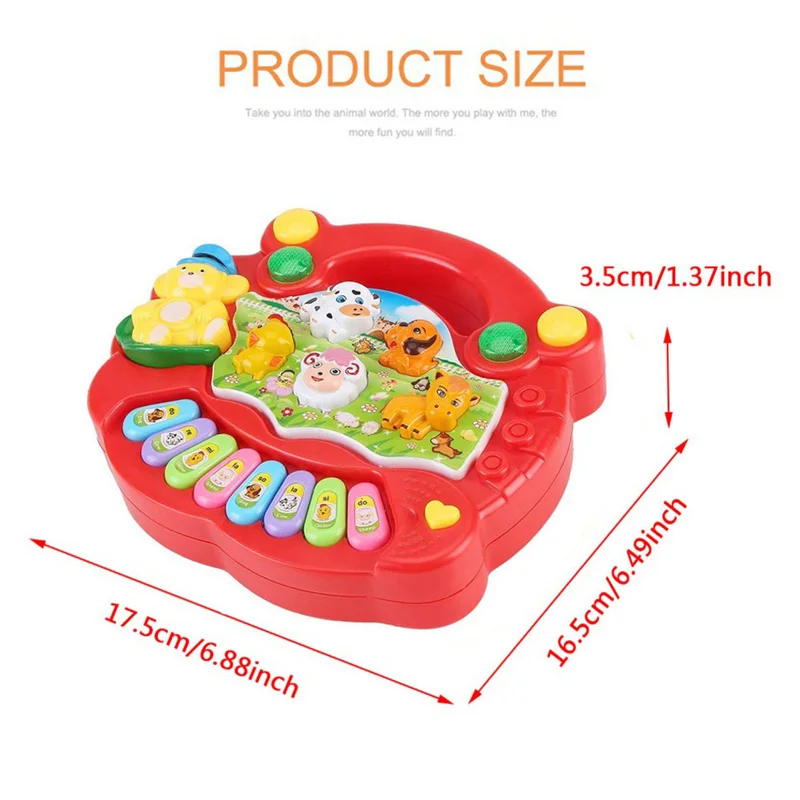 2019-Hot-Sale-Musical-Instrument-Toy-Baby-Kids-Animal-Farm-Piano-Developmental-Music-Educational-Toys-For